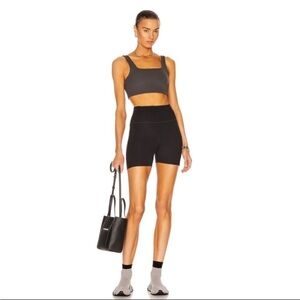 Girlfriend collective black high rise run shorts 99